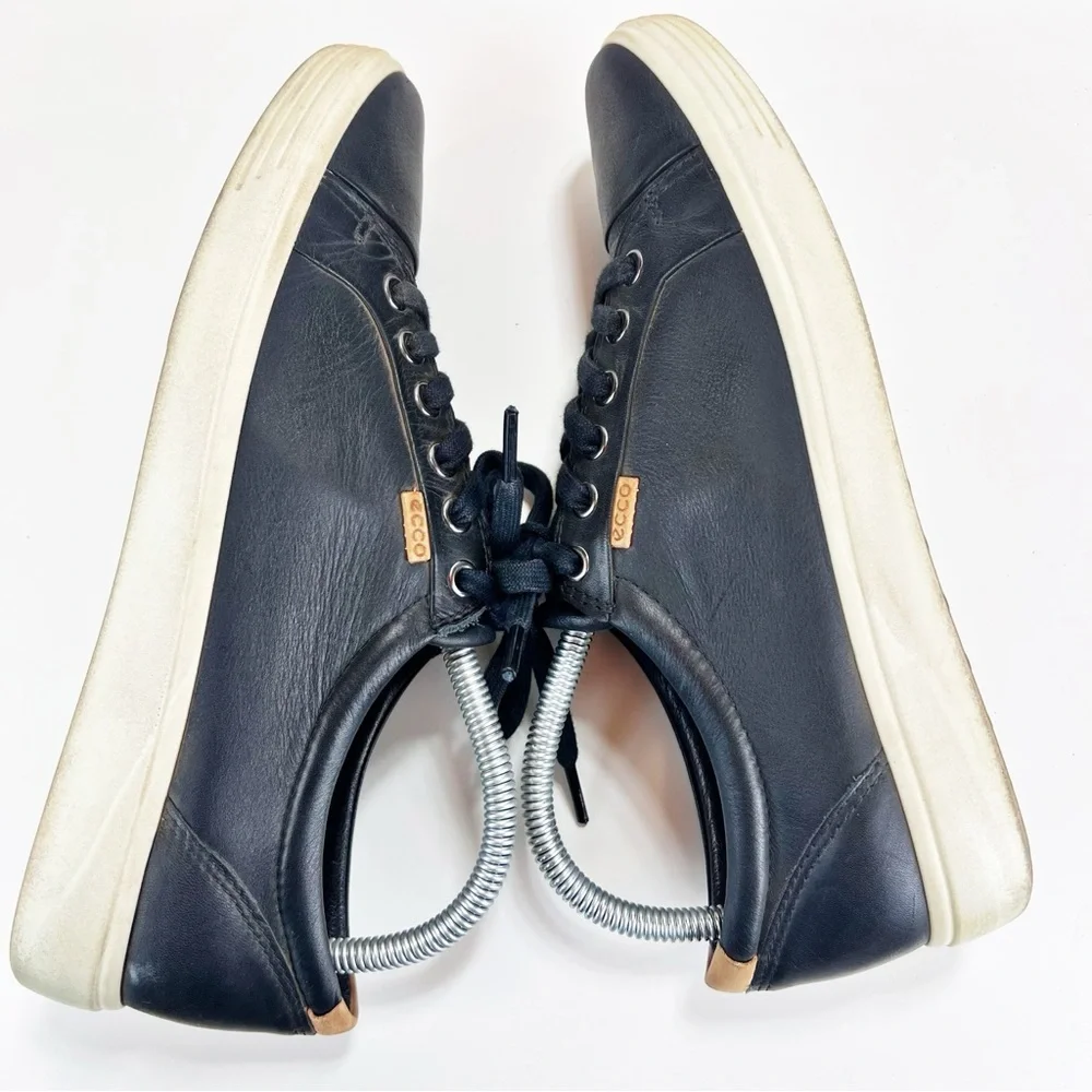 ECCO soft 7 Women's Leather Sneaker Size 40/9US Minimalist‎ Classic Lace-up Shoe